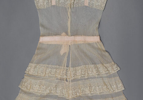 Silk tulle and lace ruffle step-in Photography by Tigz Rice Studios The Underpinnings Museum