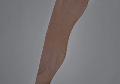 Jacques Fath couture lace appliqué stockings Photography by Tigz Rice Studios The Underpinnings Museum