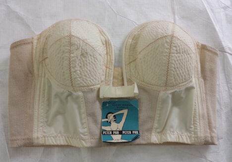 1950s Peter Pan ‘Hidden Treasure’ strapless bra. Donated to London College of Fashion Archives by Lorraine Smith