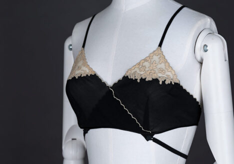 1930s Kestos style bra, The Underpinnings Museum. Photography by Tigz Rice Studios