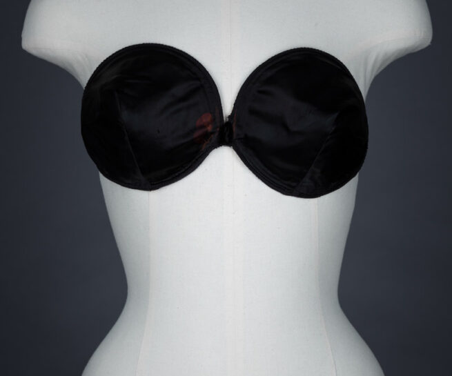 Infinity monowire strapless bra, c. 1950s The Underpinnings Museum shot by Tigz Rice Studios 2017