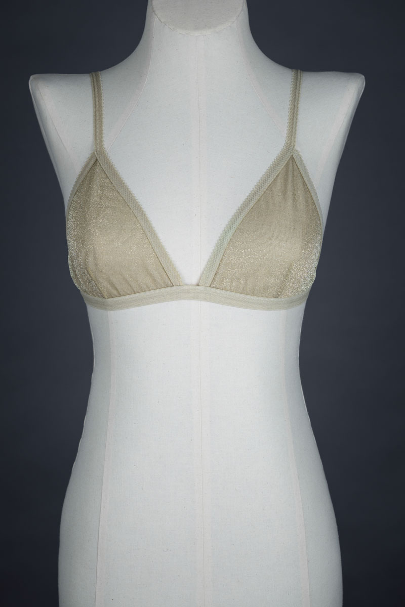 Lurex Bralet By Mary Quant, c. 1970s The Underpinnings Museum shot by Tigz Rice Studios 2017