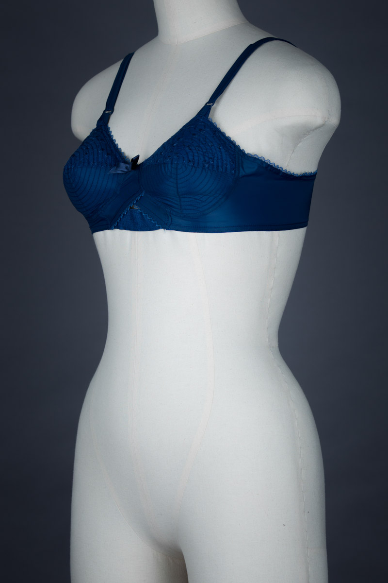 'Cupid' pre-formed spiral stitch bra by Miss Twilfit, c. 1950s The Underpinnings Museum shot by Tigz Rice Studios 2017