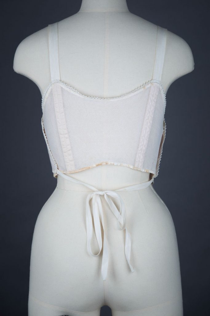 The Underpinnings Museum - Flat lay of the 1930s sling bra by US Brand  Tre-Zur. The NRA Blue Eagle label dates from 1933-1935 only. It was a  voluntary program covering many consumer