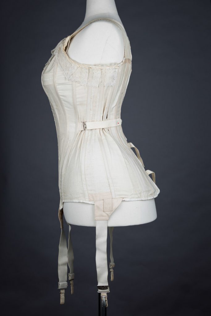 Sahlin 'Perfect Form' Combination Bust Improver & Corset, c. 1908 The Underpinnings Museum shot by Tigz Rice Studios 2017