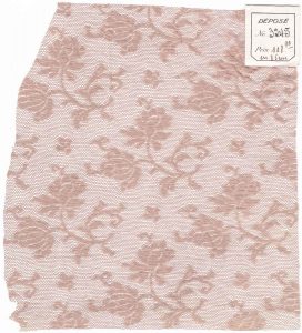 Leavers machine lace sample. C. 1900, France. From The Underpinnings Museum collection