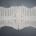 'Langdon & Batcheller's Genuine Thomson's Glove Fitting' Corset, 'Made of English Netting', c. 1902, USA. The Underpinnings Museum. Photography by Tigz Rice