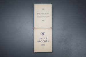 A La Perle 'Unis Et Brochés' Lingerie Fabric Catalogue, c. 1930s, France Photography by Tigz Rice Studios From The Underpinnings Museum collection