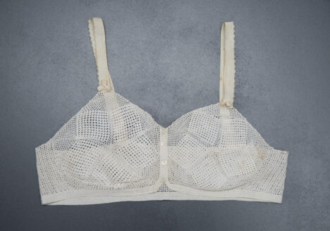 Crochet Star Bra, c. 1930s, Spain. The Underpinnings Museum. Photo by Tigz Rice