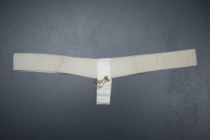 De luxe sanitary belt, c.1940s, USA. The Underpinnings Museum. Photo by Tigz Rice