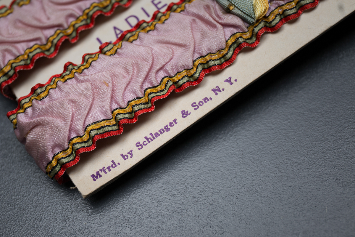 Queen Ann silk ribbon garters c. 1920s, USA, The Underpinnings Museum, Tigz Rice