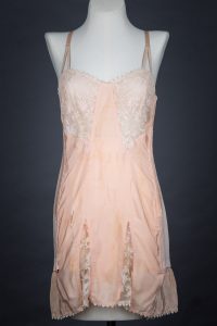 Silk Slip With Integrated Corselet By Redfern, c.1920s, USA. The Underpinnings Museum. Photography by Tigz Rice