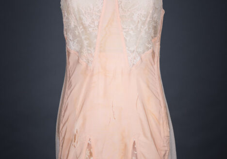 Silk Slip With Integrated Corselet By Redfern, c.1920s, USA. The Underpinnings Museum. Photography by Tigz Rice