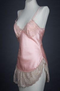 Polyester satin and lace slip by Janet Reger, c. 1970s, UK.  The Underpinnings Museum. Photography by Tigz Rice.