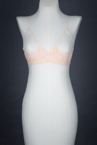 Quilted Nylon Sling Bra By Rose Marie, c. 1950s, France. The Underpinnings Museum. Photography by Tigz Rice