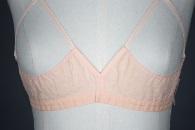 Quilted Nylon Sling Bra By Rose Marie | The Underpinnings Museum
