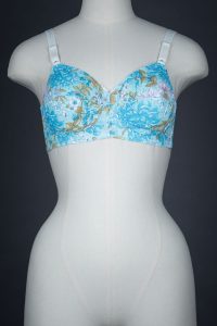 Floral Printed Powernet Bra By St. Michael, c. 1970s, UK. The Underpinnings Museum. Photography by Tigz Rice