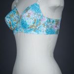 Floral Printed Powernet Bra By St. Michael, c. 1970s, UK. The Underpinnings Museum. Photography by Tigz Rice