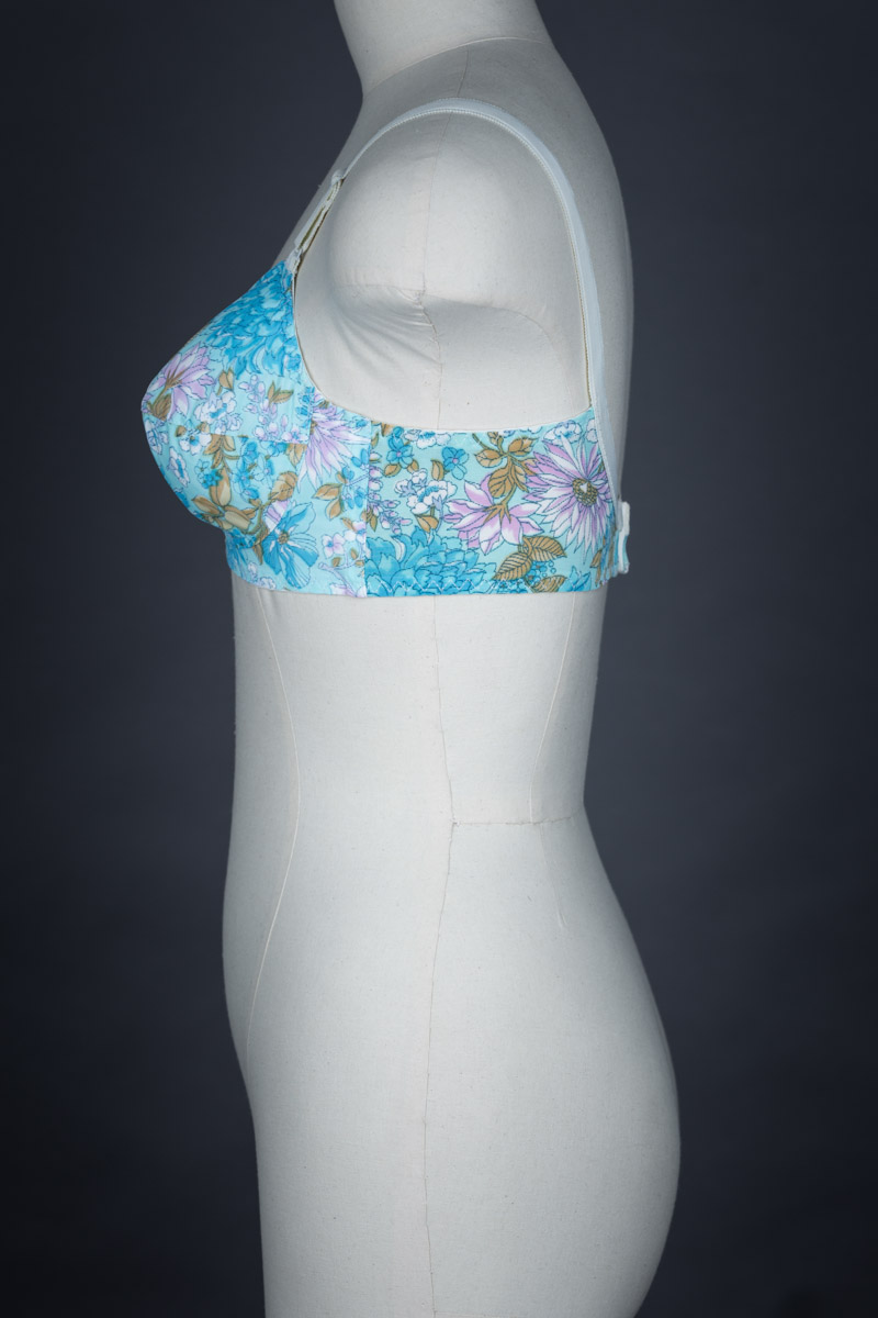 Floral Printed Powernet Bra By St. Michael | The Underpinnings Museum