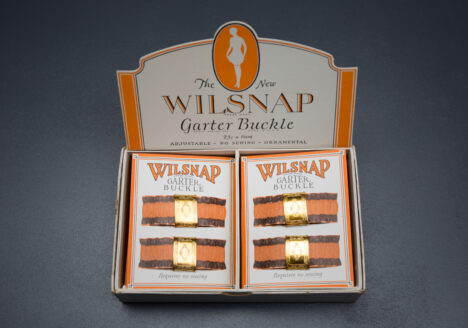 Adjustable Garter Buckle Cards By Wilsnap, c. 1920s, USA. The Underpinnings Museum. Photography by Tigz Rice
