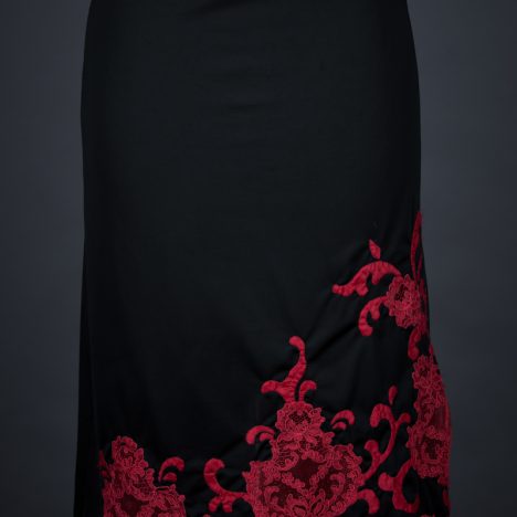 Lace & Nylon Appliqué Half Slip By Odette Barsa, c. 1950s, USA. The Underpinnings Museum. Photography by Tigz Rice