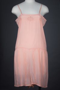 Silk Crepe Drawn Thread Work Step In, c. 1930s, Great Britain. The Underpinnings Museum. Photography by Tigz Rice