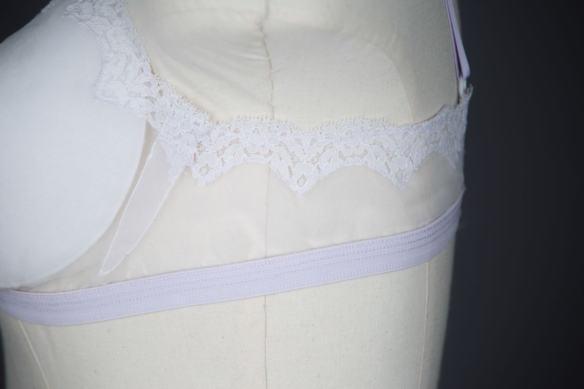 Sheer Nylon & Lace Soft Bra By Christian Dior, c.1970s, France. The Underpinnings Museum. Photography by Tigz Rice