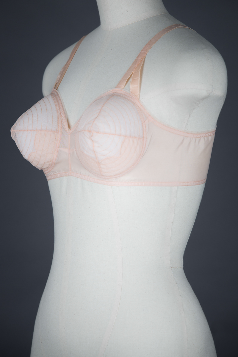 Spiral Stitched Nylon Tulle Bra By Java Lusso