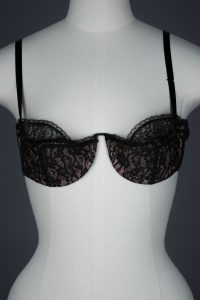 Lace Monowire Scalloped Cup Bra by Lejaby, c. 1955, France. The Underpinnings Museum. Photography by Tigz Rice