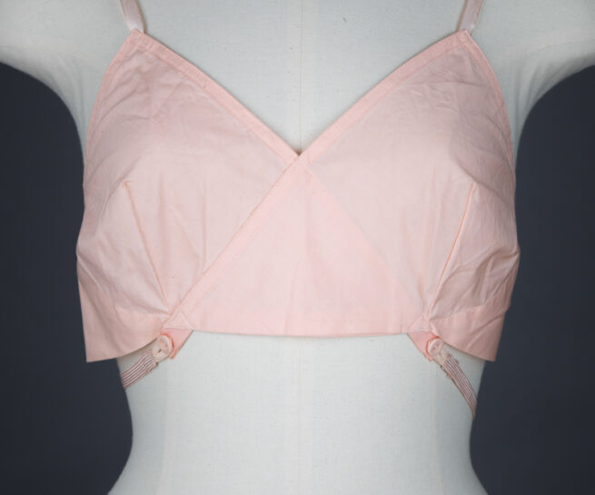 'High Line' CC41 Cotton Bra By Kestos, c. 1941, Great Britain. The Underpinnings Museum. Photography by Tigz Rice