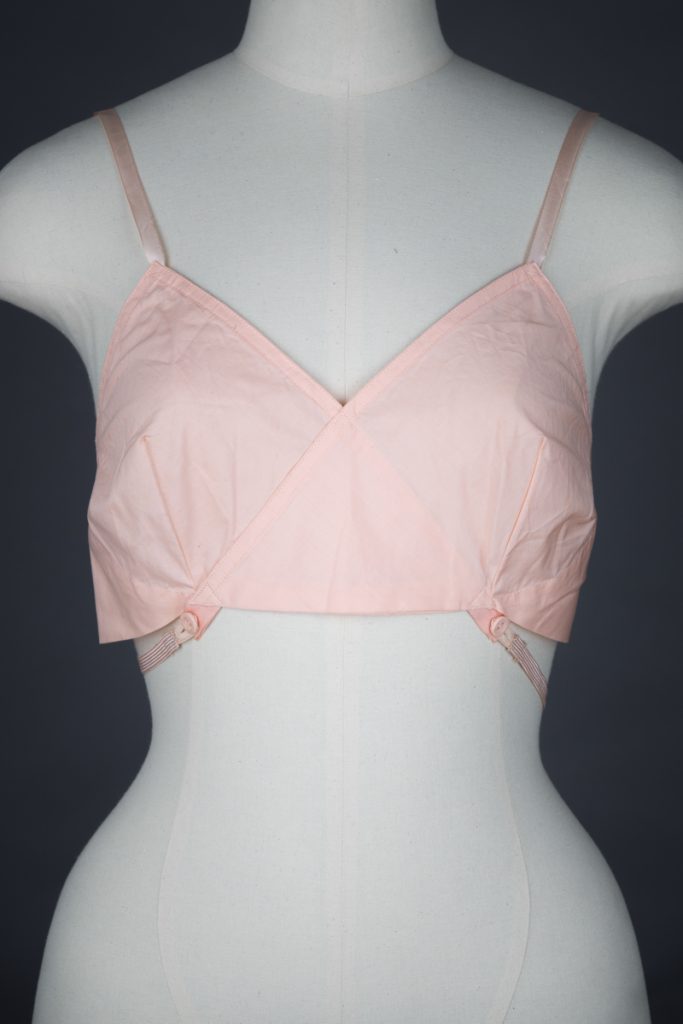 'High Line' CC41 Cotton Bra By Kestos, c. 1941, Great Britain. The Underpinnings Museum. Photography by Tigz Rice