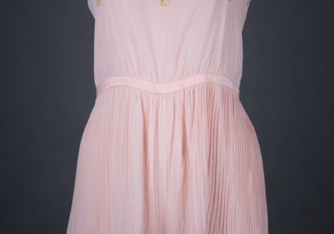 Lace Insert & Pleated Silk Step In, c. 1920s, Great Britain. The Underpinnings Museum. Photography by Tigz Rice