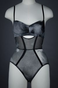 Ombré Mesh Bodysuit By The Lake & Stars, 2010, USA. The Underpinnings Museum. Photography by Tigz Rice