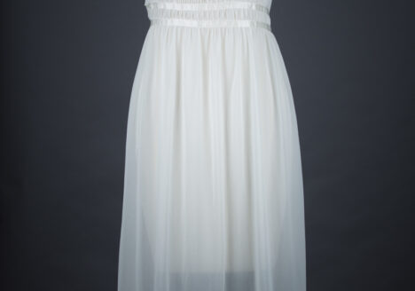 Nylon & Lace Gown With Satin Ribbon Sash, c.1960s, USA. The Underpinnings Museum. Photography by Tigz Rice