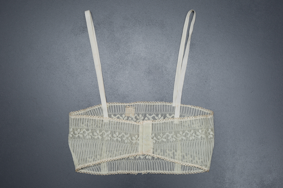 Lace Bandeau Bra By 'Egyptian', By The Warner Bros. Co. Inc., c. 1920s, USA. The Underpinnings Museum. Photography by Tigz Rice