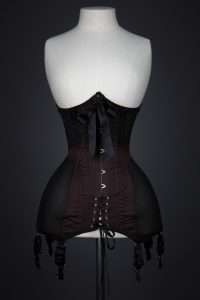 Silk & Powernet Corset Girdle By Sian Hoffman. The Underpinnings Museum. Photography by Tigz Rice