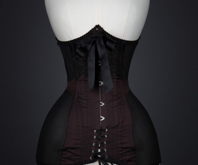 Silk & Powernet Corset Girdle By Sian Hoffman. The Underpinnings Museum. Photography by Tigz Rice