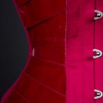 'Vixen' velvet ribbon corset by Pop Antique. The Underpinnings Museum. Photography by Tigz Rice