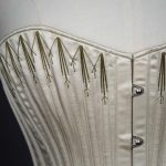 c. 1890s Symington Reproduction Silk Corset By Cathy Hay. The Underpinnings Museum. Photography Tigz Rice