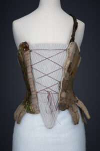 Silk Brocade & Leather Stays, c.1770s, Austria. The Underpinnings Museum. Photography by Tigz Rice
