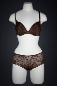 'Berry' Push Up Bra & Lace Short by Nubian Skin, 2014, made in China for a UK based brand. The Underpinnings Museum. Photography by Tigz Rice.