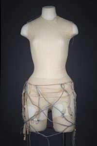Bandage Mesh Reflective Bodysuit by Rachel Freire, 2010, UK. The Underpinnings Museum. Photography by Tigz Rice.