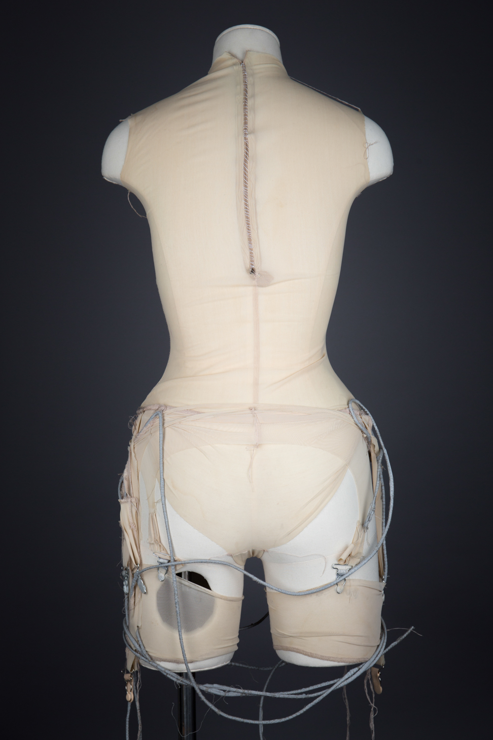 Bandage Mesh Reflective Bodysuit by Rachel Freire, 2010, UK. The Underpinnings Museum. Photography by Tigz Rice.