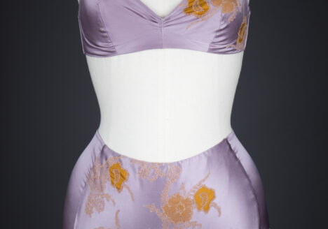 'Tamara' Silk & Lace Appliqué Soft Bra & Briefs by Carine Gilson, 2012, Belgium. The Underpinnings Museum. Photography by Tigz Rice.