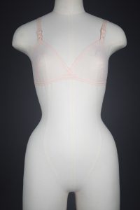 "No Bra" Sheer Nylon Bra by Rudi Gernreich for Exquisite Form, 1964, USA. The Underpinnings Museum. Photography by Tigz Rice.