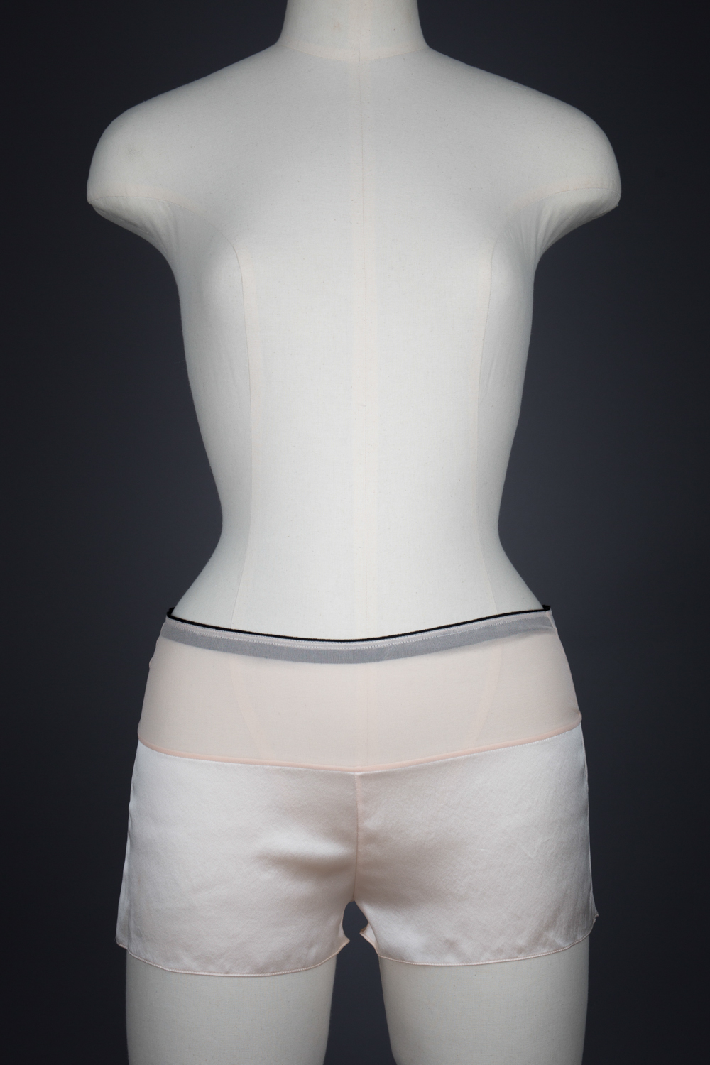 Silk Open Back Shorts By Jean Yu, c. 2010, USA. The Underpinnings Museum. Photography by Tigz Rice.