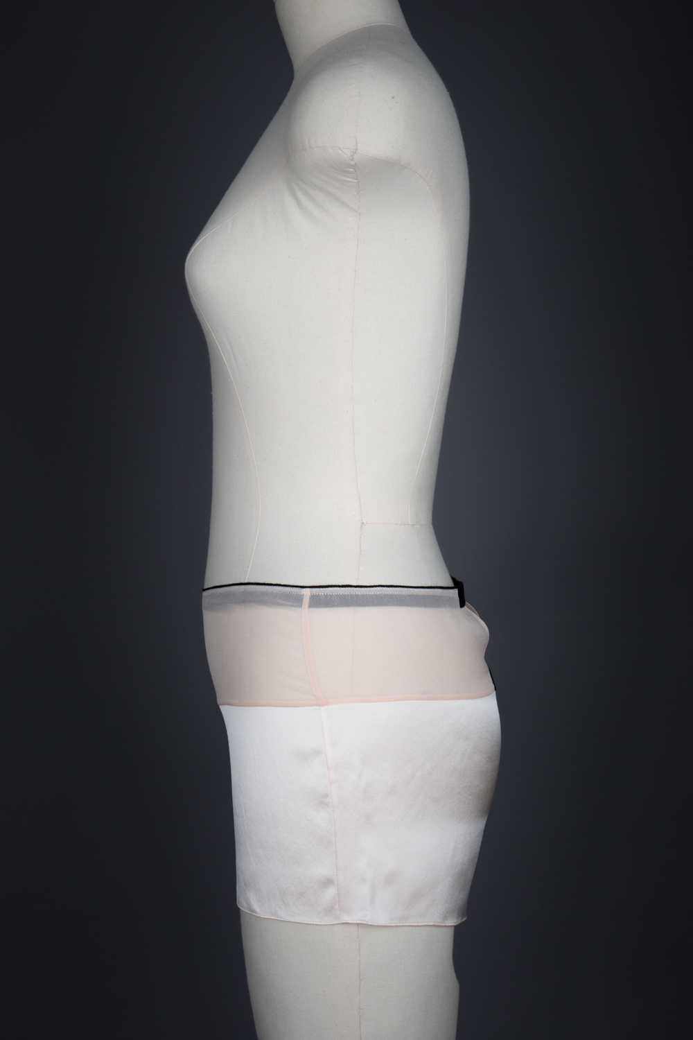 Silk Open Back Shorts By Jean Yu, c. 2010, USA. The Underpinnings Museum. Photography by Tigz Rice.
