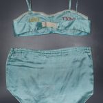 Embroidered Rayon WWII Souvenir Lingerie Set, c. 1940s, East or Southeast Asia. The Underpinnings Museum. Photography by Tigz Rice.