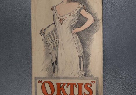 'Oktis' Corset Shields, c. 1910s, Great Britain. The Underpinnings Museum. Photography by Tigz Rice.
