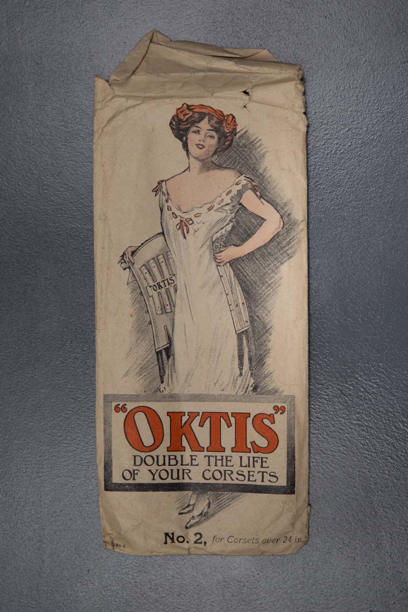 'Oktis' Corset Shields, c. 1910s, Great Britain. The Underpinnings Museum. Photography by Tigz Rice.